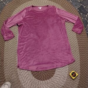 Juicy Couture Velvet Plum Top
